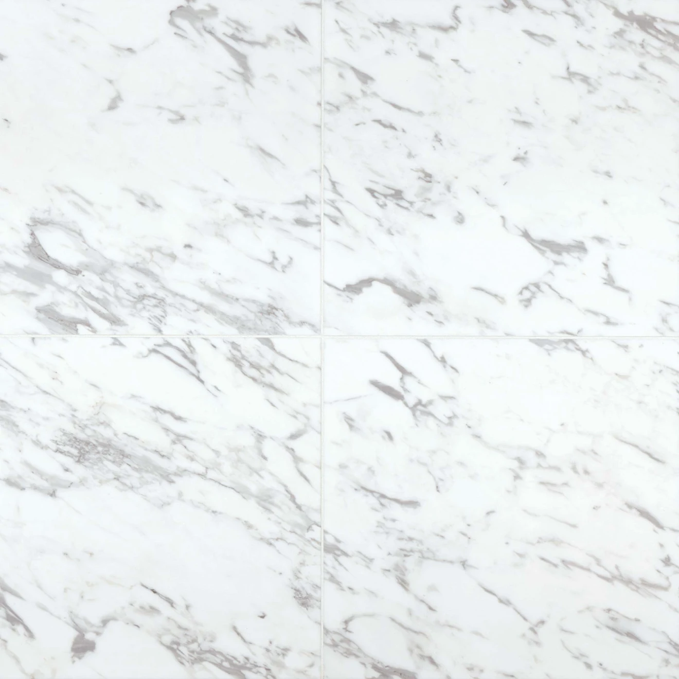 White Marble Tile with Grey Veining